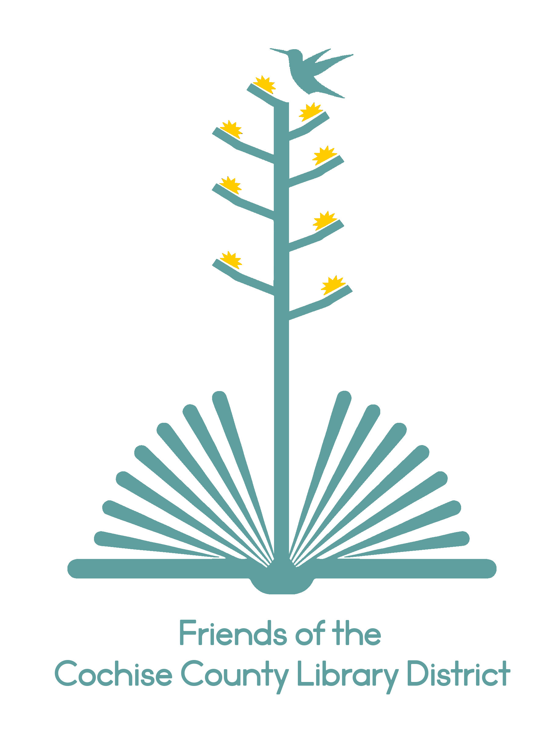 Cochise county library district friends logo